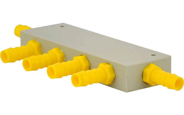 Lilie WeißGELB Wasserverteilerblock 3 Abgänge – Bild 2