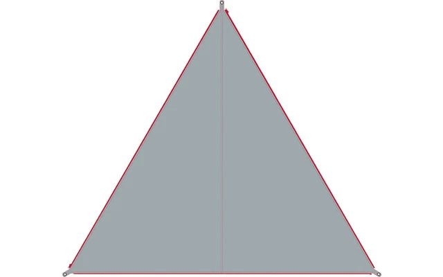 Bent Canvas Plain Single Tarp Ocean Wave / Zipper Orange – Bild 6