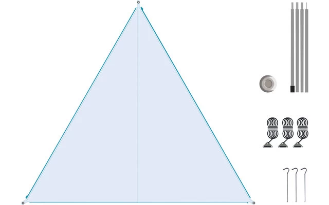 Bent Canvas Plain Set Tarp Barbados Cherry / Zipper Black – Bild 2