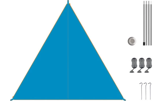 Bent Canvas Plain Set Tarp Barbados Cherry / Zipper Black – Bild 4