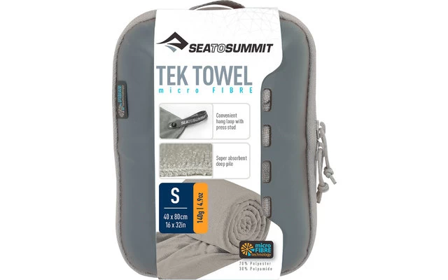 Sea To Summit TEK Frottee Mikrofaser Handtuch Small Cobalt Blau – Bild 5