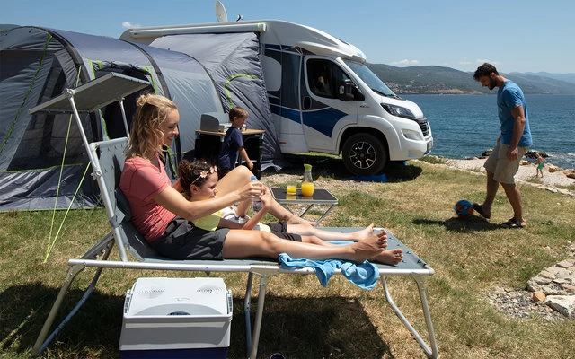 Berger Sonnenliege XL Grau