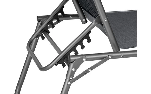 Berger Slimline Dreibein Sonnenliegen Set 2 Stück Anthrazit – Bild 3