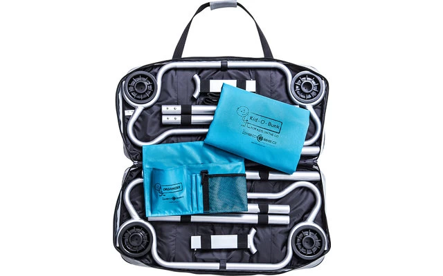 Disc-O-Bed Kid-O-Bed Einzelbett Runder Rahmen Ohne Seitentasche -Rot – Bild 2