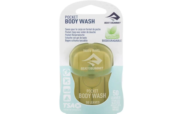Sea To Summit Trek & Travel Pocket Body Wash 50 Leaf Körperseife 50 Blatt