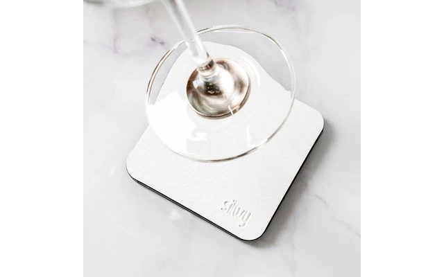 Silwy® Metall Nano Gel Untersetzer Eckig 8,3 X 8,3 Cm Blau – Bild 3