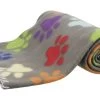 Jollypaw Fleecedecke Joost 100 × 70 Cm Grau/bunt