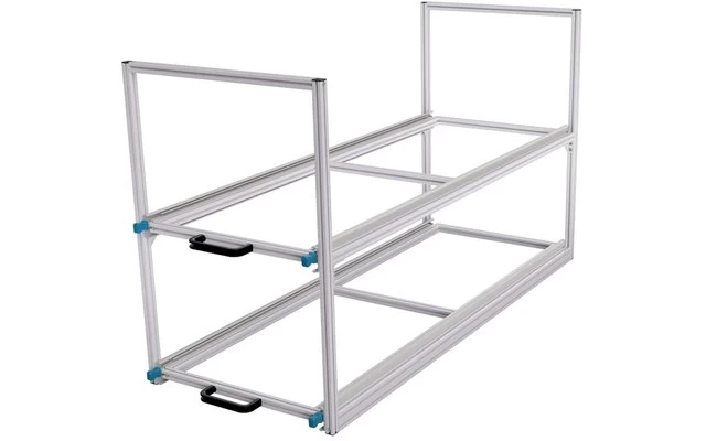 SYS-Rack Kastenwagen Heckauszug 124-KW-2TS-100-LC