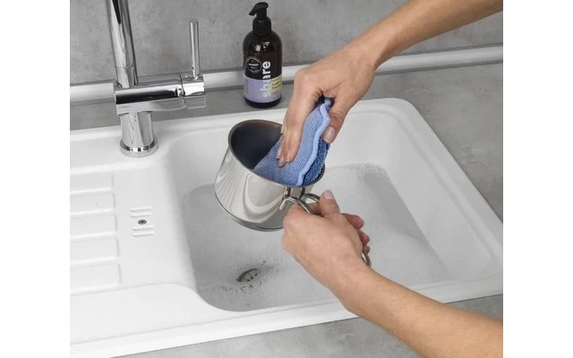 Wenko Mikrofaser Spülschwamm Miko, 2er – Bild 3