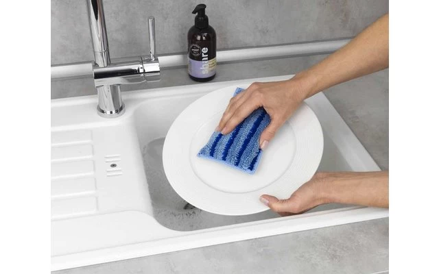 Wenko Mikrofaser Spülschwamm Miko, 2er – Bild 4