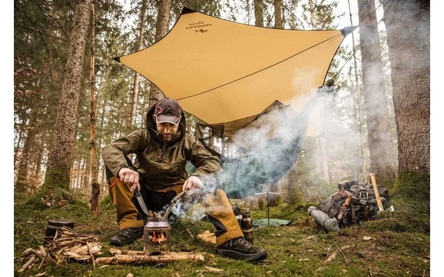 Amazonas Adventure Hängematten-Tarp Dunkelbraun – Bild 5