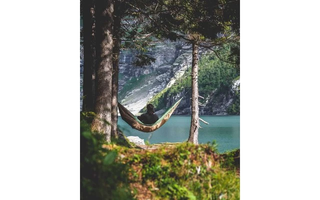 Amazonas Hängematte Adventure Moskito Thermo Grün/braun – Bild 4