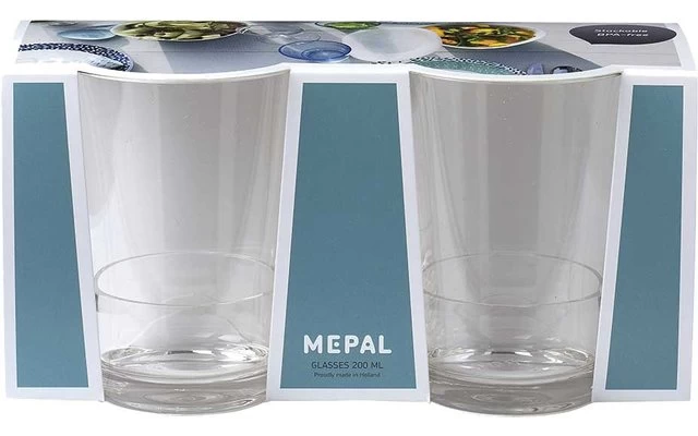 Mepal Flow Kunststoffglas 2er Set 200 Ml