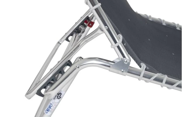 Crespo AL-364 XL Sonnenliege Dunkelgrau – Bild 6