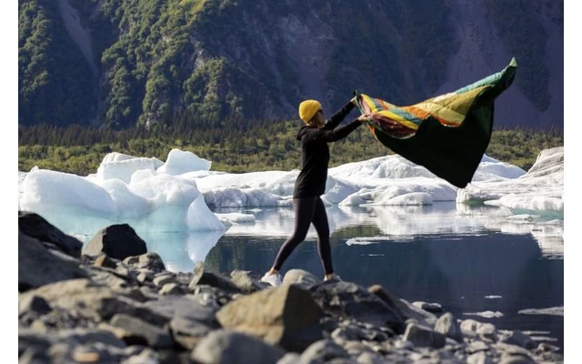 Voited Recycled Ripstop Outdoor Camping Decke Ocean Navy – Bild 6