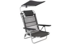 Bo-Camp Sonnenschirm Für Stuhl Blau