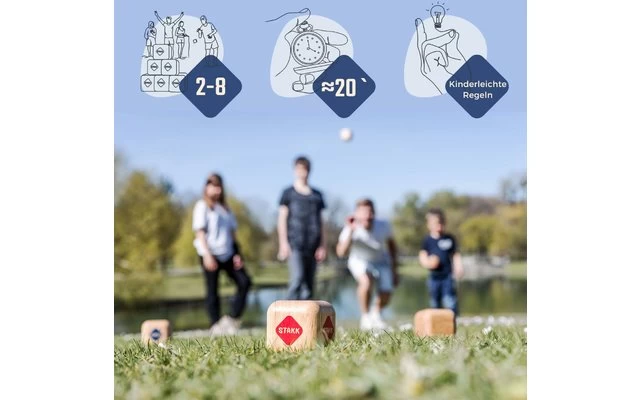 STAKK | Das Neue Outdoor-Wurfspiel | Geschicklichkeitsspiel – Bild 3