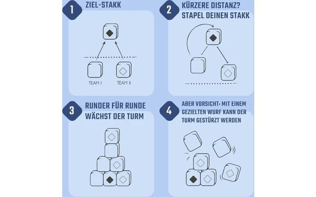 STAKK | Das Neue Outdoor-Wurfspiel | Geschicklichkeitsspiel – Bild 4