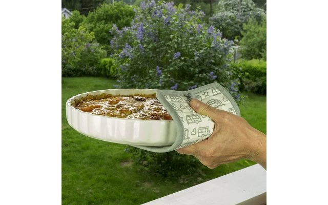 Pufz Topflappen Wohnwagen Weiß/grau 2er Pack – Bild 5