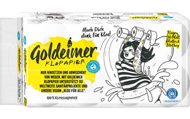 Goldeimer Klopapier