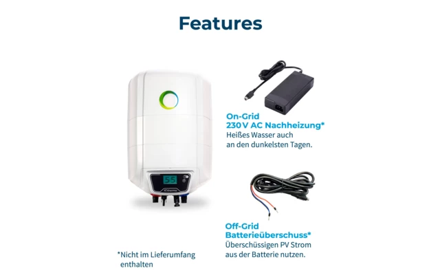 Fothermo Photovoltaischer Boiler 10 Liter – Bild 5