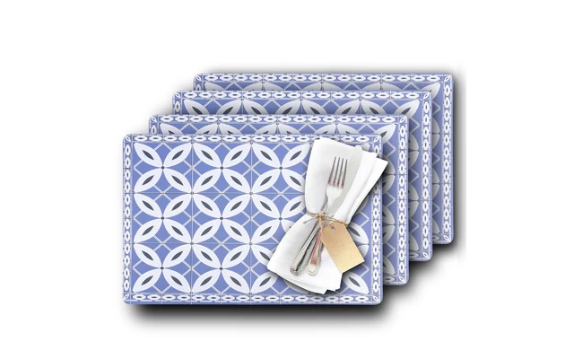 Westmark Arabesque Tischsets 4 Stück 43,5 X 28,5 Cm Blau – Bild 5