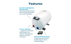 Fothermo Photovoltaischer Caravan Boiler 10 Liter