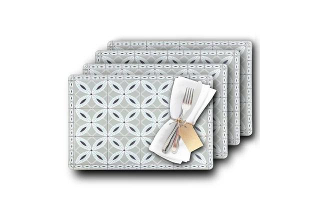 Westmark Arabesque Tischsets 4 Stück 43,5 X 28,5 Cm Blau