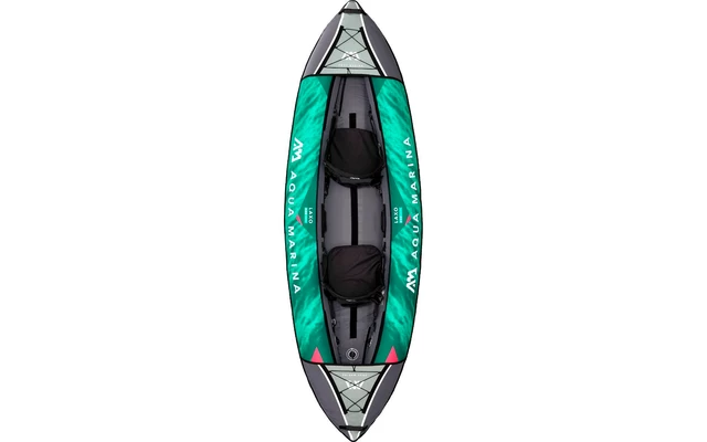 Aqua Marina Laxo Freizeit Kayak Set 7 Teilig Grün/grau Für 1 Person – Bild 6