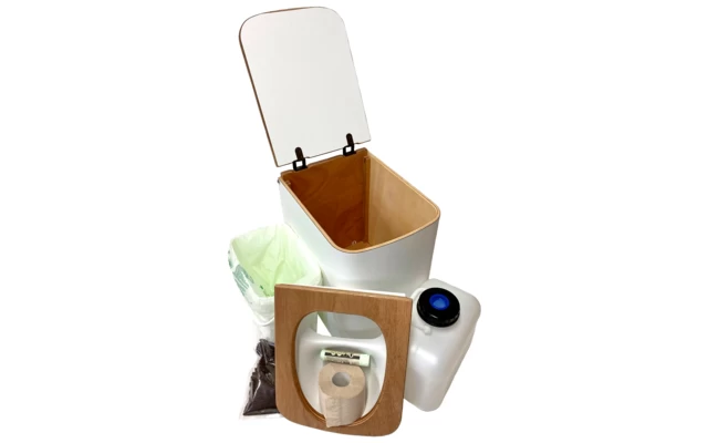 BoKlo Emmy Trockentrenntoilette S Weiß 5 Liter 33 Cm – Bild 5