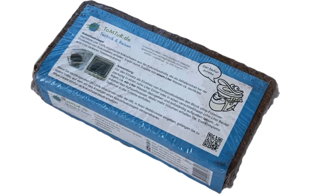 Tomtur Kokosfaserziegel Vorratspack Klein