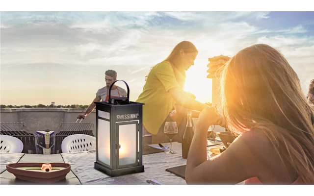 Swissinno Mückenstop-Laterne Inkl. Kerze / Plättchen – Bild 3