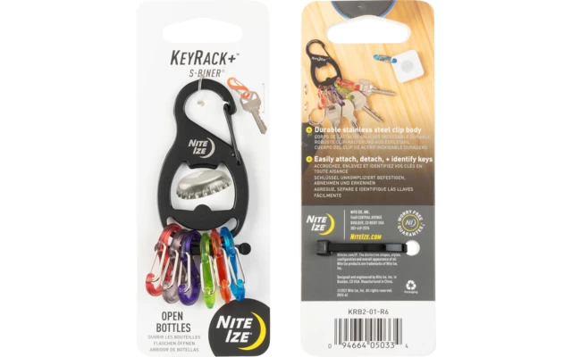 Nite Ize KeyRack + S-Biner Stainless Steel – Bild 2