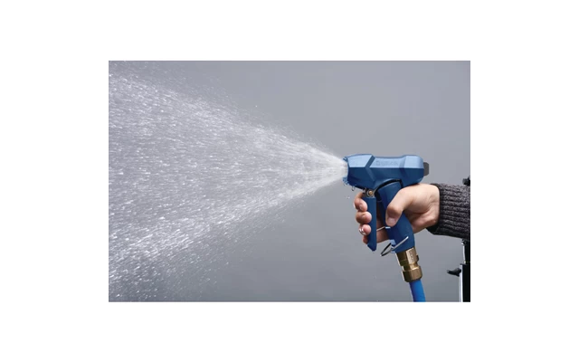 GEKA Plus Profi-Reinigungspistole MS Gummiert Blau Mit Anschlussste. Karton – Bild 2