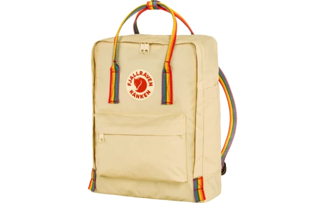 Fjällräven Kanken Rainbow Rucksack 16 Volumen Black-Rainbow Pattern – Bild 4