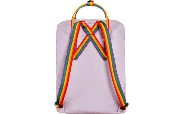 Fjällräven Kanken Rainbow Rucksack 16 Volumen Black-Rainbow Pattern – Bild 5