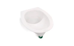 TROBOLO Do It Yourself Set 5 Teilig Für Den Eigenbau Der Trenntoilette Mit Toilettensitz 11 Liter Grau